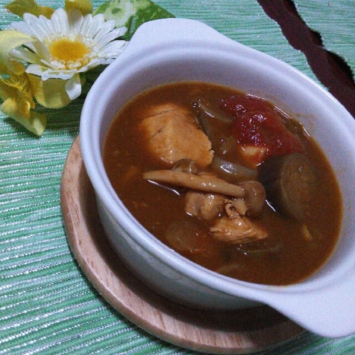 酸味がうまい!冷凍ミニトマトのレモンカレー